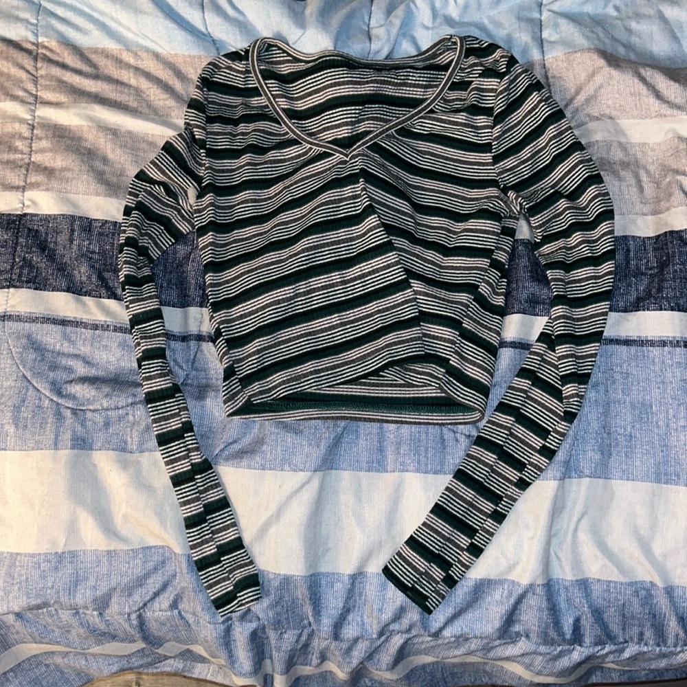 Striped crop top